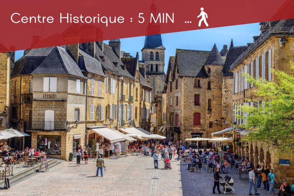 Le Vertigo Proche Centre Histo Avec 2 Parkings Sarlat-la-Canéda Exterior foto